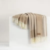 Lands Downunder Border Herringbone Throw In Sand