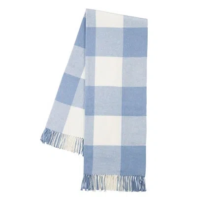 Lands Downunder Buffalo Check Throws In Dark Blue