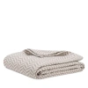 Lands Downunder Chevron Blanket, King In Light Gray