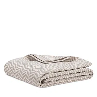 Lands Downunder Chevron Blanket, Twin In Light Gray