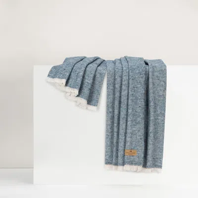 Lands Downunder Cinder Mist Throw In Blue