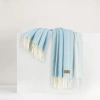 Lands Downunder Fiji Stripe Throw In Blue