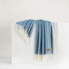 Lands Downunder Fiji Stripe Throw In Blue