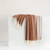 Lands Downunder Fiji Stripe Throw In Brown
