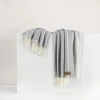 Lands Downunder Fiji Stripe Throw In Gray