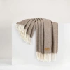 Lands Downunder Herringbone Cashmere Throw In Brown