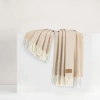 Lands Downunder Herringbone Cashmere Throw In Neutral