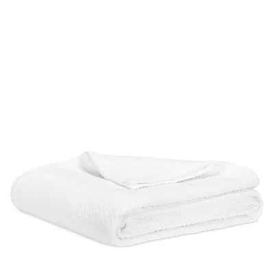 Lands Downunder Herringbone Coverlet, King In White