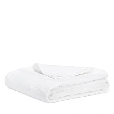 Lands Downunder Herringbone Coverlet, Twin In White