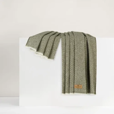 Lands Downunder Hudson Valley Throw In Green