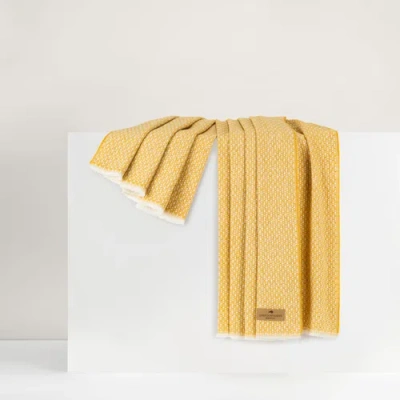 Lands Downunder Hudson Valley Throw In Yellow
