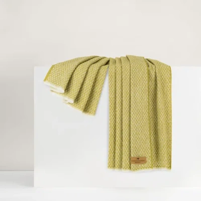 Lands Downunder Hudson Valley Throw In Lemongrass