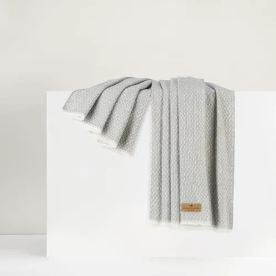Lands Downunder Hudson Valley Throw In Light Gray