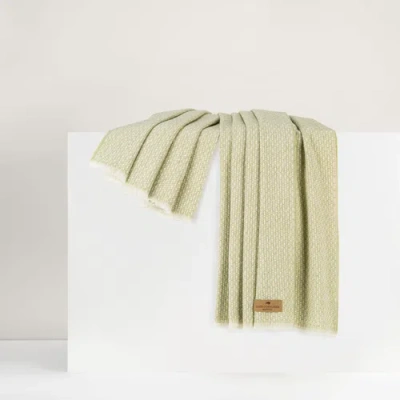 Lands Downunder Hudson Valley Throw In White Sage