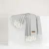 Lands Downunder Italian Herringbone Throw In Gray