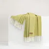 Lands Downunder Italian Herringbone Throw In Green