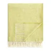 Lands Downunder Landsdown Under Herringbone Cotton Blend Throw In Lemongrass