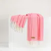Lands Downunder Italian Herringbone Throw In Pink