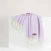 Lands Downunder Italian Herringbone Throw In Purple