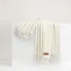 Lands Downunder Italian Herringbone Throw In Neutral