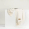 Lands Downunder Juno Cashmere Throw In White