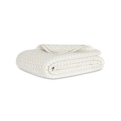 Lands Downunder Leaf Cotton Blanket In Putty