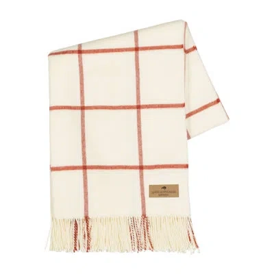 Lands Downunder Lexington Plaid Throw In Spicy Orange