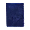 Lands Downunder Landsdown Under Mohair Throw In Navy