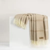 Lands Downunder Montauk Stripe Herringbone Throw In Sand