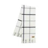 Lands Downunder Plaid Cotton Blend Throw In Light Gray/graphite