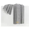 Lands Downunder Sutton Plaid Throw In Gray