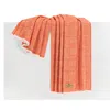 Lands Downunder Sutton Plaid Throw In Orange