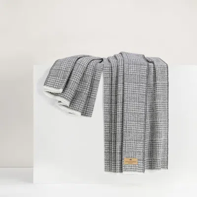 Lands Downunder Sutton Plaid Throw In Gray