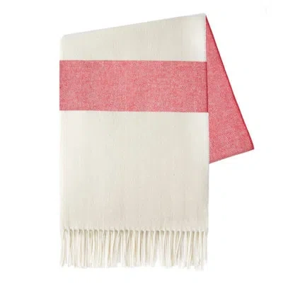 Lands Downunder Sydney Cotton Blend Throw In Coral
