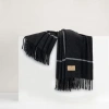 Lands Downunder Window Cashmere Throw In Black