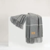 Lands Downunder Window Cashmere Throw In Gray