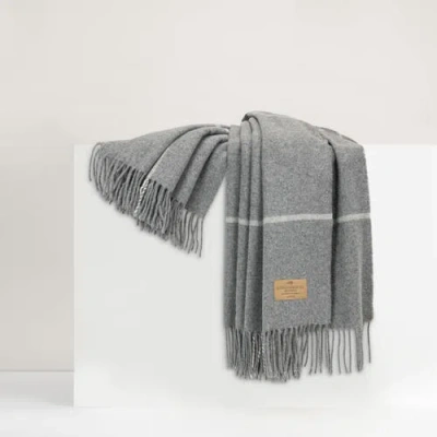 Lands Downunder Window Cashmere Throw In Gray