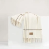 Lands Downunder Window Cashmere Throw In White