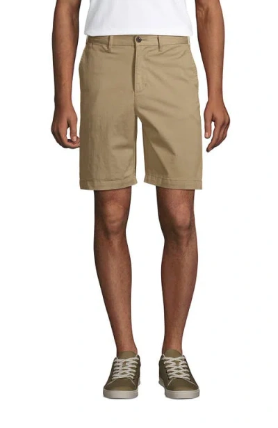 Lands' End 11" Traditional Fit Comfort First Knockabout Chino Shorts In Khaki
