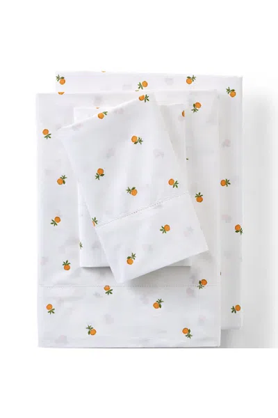 Lands' End 300 Thread Count Cotton Smooth Percale Bed Sheet Set