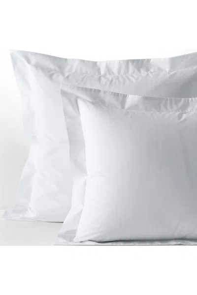 Lands' End 300 Thread Count Cotton Smooth Percale Pillow Sham In White