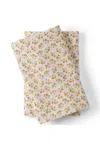 Lands' End 300 Thread Count Cotton Smooth Percale Pillowcases In Neutral