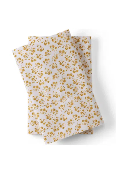 Lands' End 300 Thread Count Cotton Smooth Percale Pillowcases In White