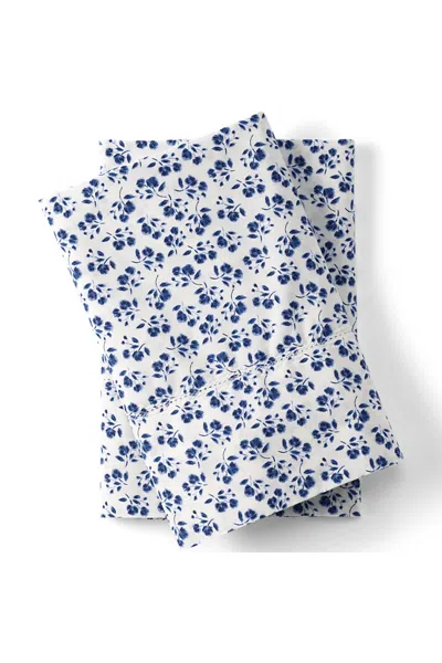 Lands' End 300 Thread Count Cotton Smooth Percale Pillowcases In White