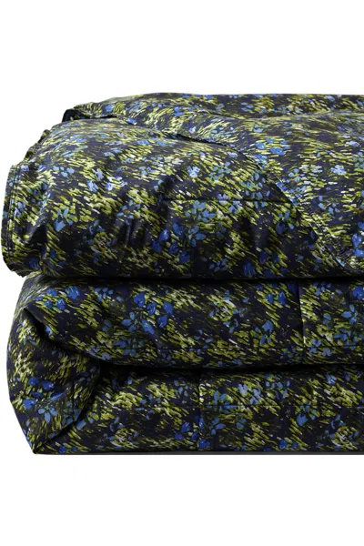 Lands' End 300 Thread Count Cotton Smooth Percale Printed Comforter In Multi