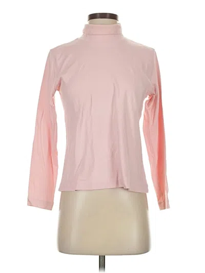 Pre-owned Lands' End 3/4 Sleeve Blouse In Pink
