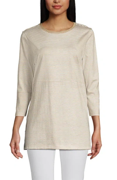 Lands' End 3/4 Sleeve Cotton Supima Tunic