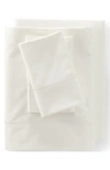 Lands' End 400 Thread Count Premium Supima Cotton No Iron Sateen Bed Sheet Set In Ivory
