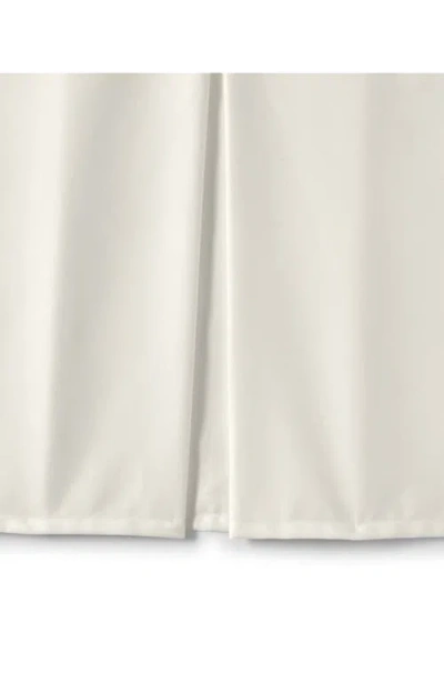 Lands' End 400 Thread Count Premium Supima Cotton No Iron Sateen Bedskirt In Ivory