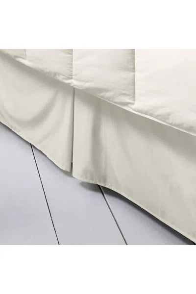 Lands' End 400 Thread Count Premium Supima Cotton No Iron Sateen Bedskirt In Neutral